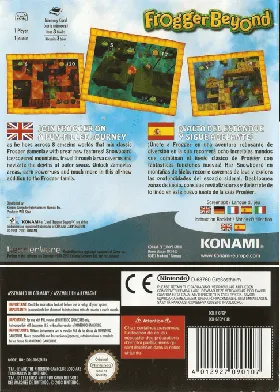 Frogger Beyond box cover back